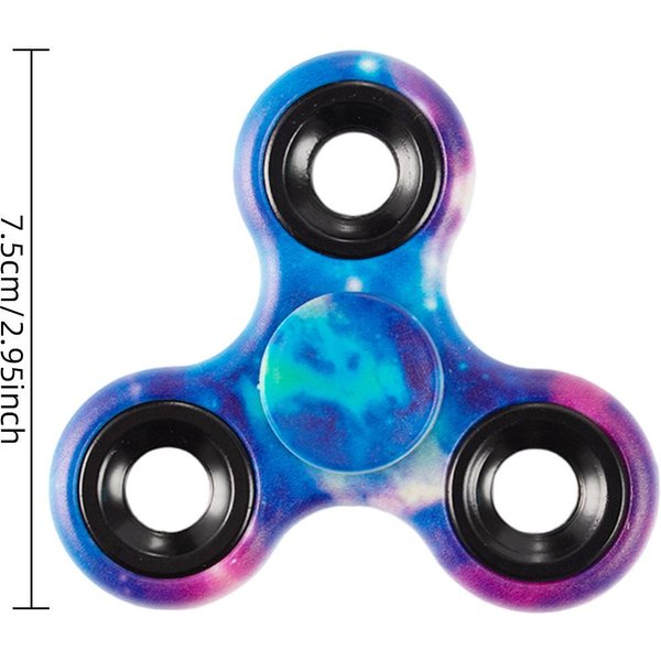 Kolorowy RęCzny Spinner EDC Fidget Spinner Rainbow Spiner Zabawka AntylęKowa Dla SpinneróW Skupienie łAgodzi Stres Adhd Finger Spinner-image