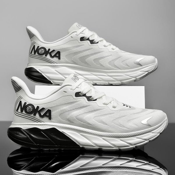 Zapatillas De Running EVA SupercríTicas Para Hombre Ultraligeras Para Exterior Jogging Zapatillas De Suela Blanda Para Hombre Malla Transpirable Zapatillas Deportivas Para Caminar 42 White-image