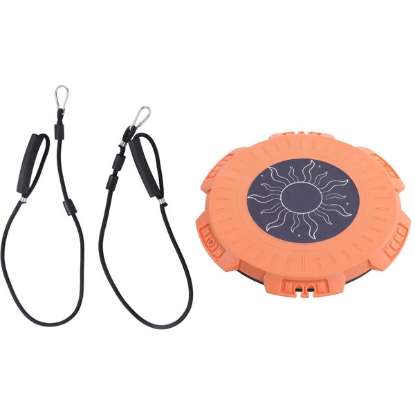 Disco Giratorio De Cintura Con Cuerda De TraccióN Tabla De Ejercicio AeróBico Modelado Corporal Tabla De Equilibrio Fitness Beige-image