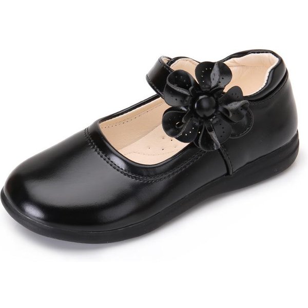 SkóRzane Buty DziecięCe Buty DziewczęCe Wiosna I Jesień Nowe Modne Buty KsiężNiczki Z MięKką Podeszwą 26 Black-image