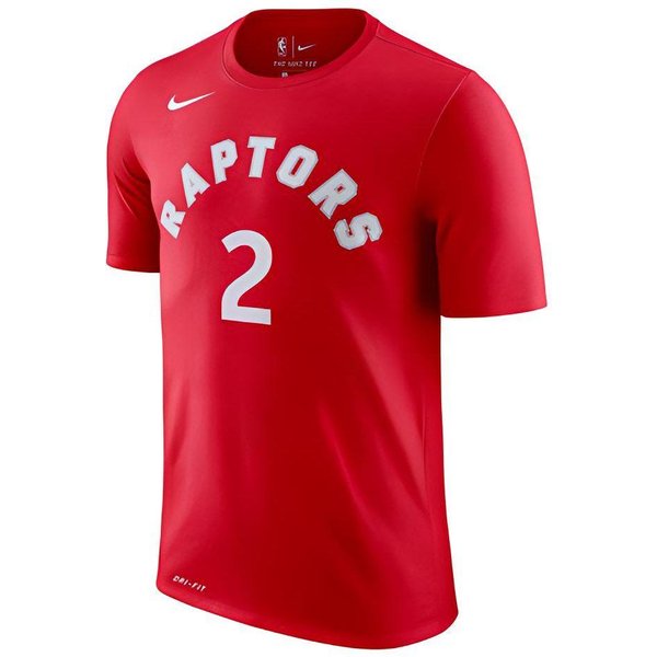 Camiseta De Manga Corta EdicióN Limitada Nike NBA Leonard Raptors Para Hombre Tops Rojo 870811-668 M Red-image
