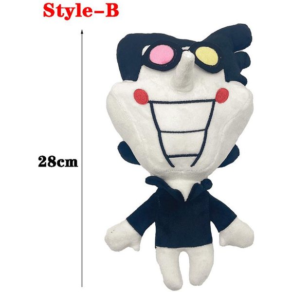 Multiestilo Divertido Cosplay Deltarune Personaje De Juego Anime Tenna Peluches Kris Rosa TelevisióN TV Figura MuñEco De Peluche Relleno As The Picture Shows-image