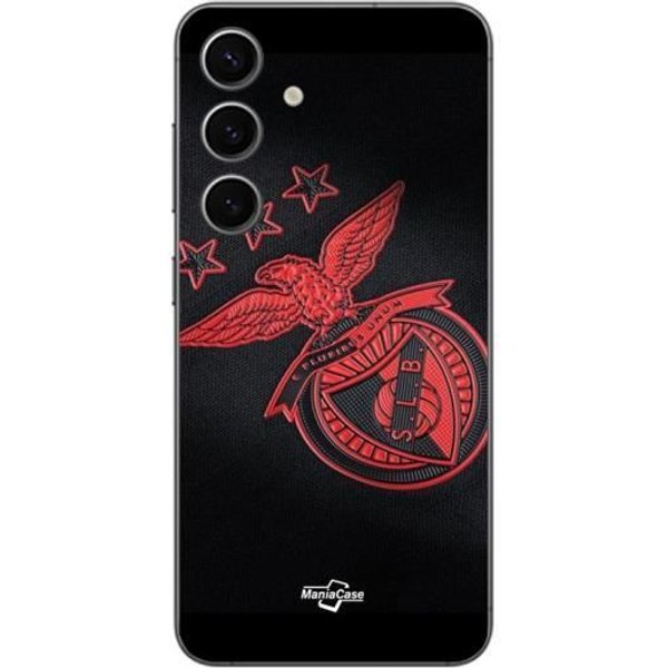 Coque Samsung Galaxy S24 Plus SLB Benfica Fond Noir Maniacase Negro-image