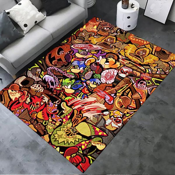 2025 Nowy Dywanik Rayman Do Salonu Sypialni Domu Dekoracja Sofy, Mata PodłOgowa AntypośLizgowa Dla Dzieci129 40X60Cm( 15X23In )-image