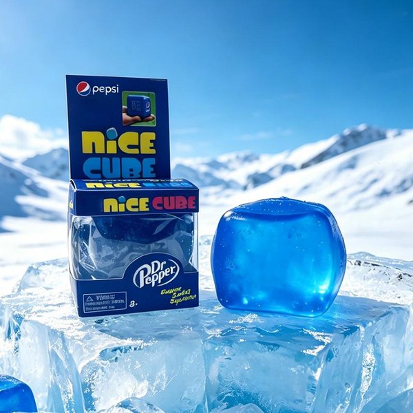 Needoh Nice Cube Sensoryczna Kostka Antystresowa Zabawka Biurkowa Do łAgodzenia LęKu Dla DorosłYch Dzieci Blue-image