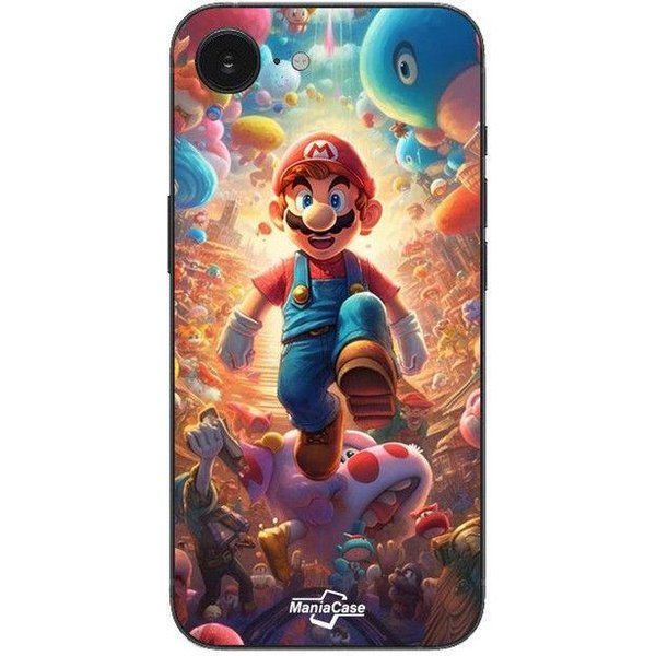 Funda Maniacase Para Iphone 16E Super Mario Bros La PelíCula Negro-image