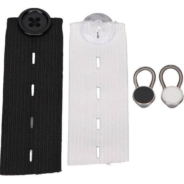 Juego De 20 Botones Extensores Con 10 Botones Extensores EláSticos Para Cintura 10 Botones Extensores Para Cuello Para-image