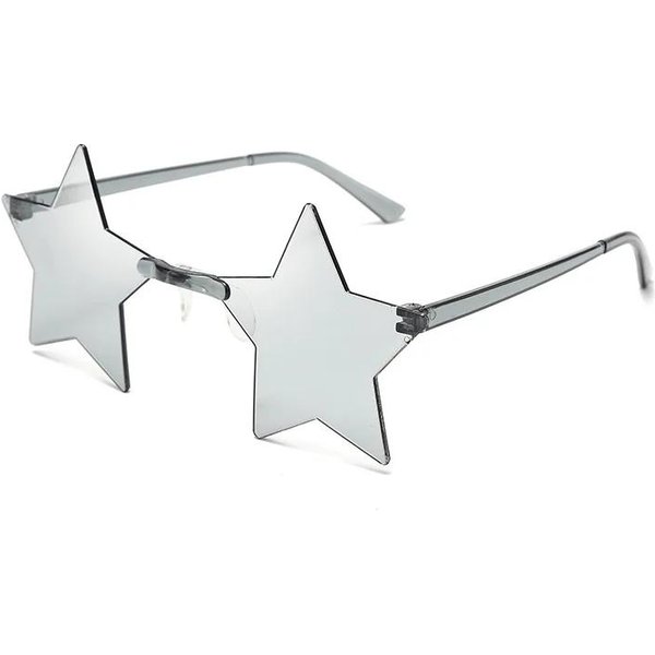 Okulary PrzeciwsłOneczne W KształCie Gwiazdy UV400 Ultralekkie Zabawne PięCioramienna Gwiazda Kolory CukierkóW Okulary Imprezowe Bezoprawkowe Okulary PrzeciwsłOneczne-image