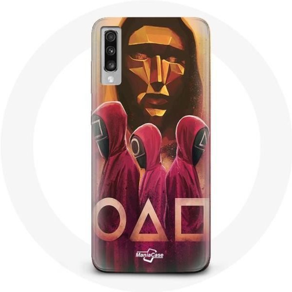 Funda Para Samsung Galaxy A50 El Juego Del Calamar MáScaras Dibujo TriáNgulo Cuadrado Y CíRculo-image