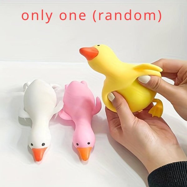 Zabawne Urocze RozciąGliwe MięKkie Kaczuszki Squishy Zabawki Do ŚCiskania OdstresowująCe Zabawki Squishy Fidget Zabawki Upominki Na Imprezę Prezent Urodzinowy Dla Dzieci-image