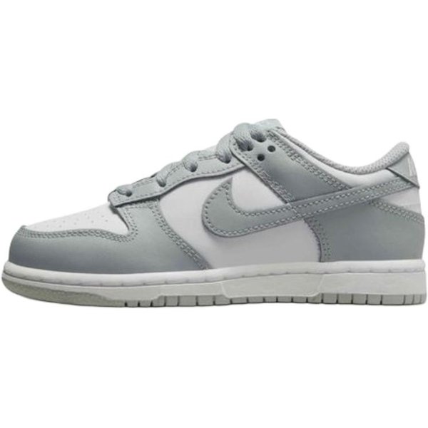 Nike Dunk Low PS Jasnoszary Dymny DziecięCe Sneakersy BiałE FB9108-123 32 Gray-image