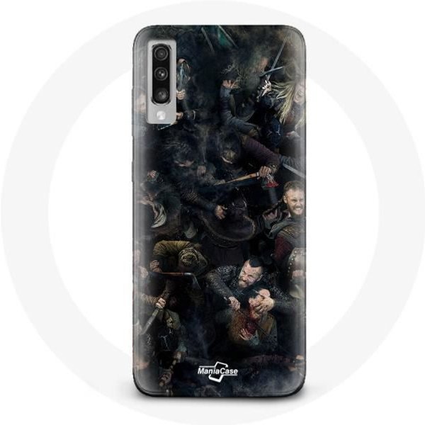 Funda - Vikingos - Samsung Galaxy A50 - Flexible - Negra - ProteccióN-image