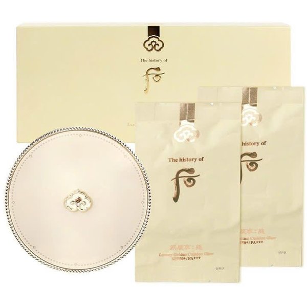The History Of Whoo Luxury Golden Cushion Glow Special Set No21 3 Items +Random Gift-image