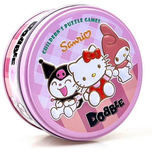 Juego Spot It Juego De Cartas Divertido E Interactivo Para Reuniones Multijugador Cartas De Papel Dobble Sanrio-image