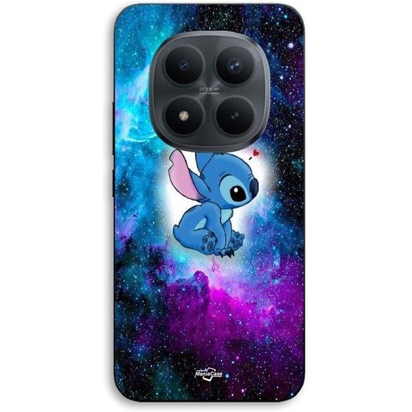 Funda De TeléFono - Maniacase - Xiaomi Redmi Note 15 Pro 5G - Silicona Tpu - Stitch Ohana Espacio Colorido - Negro Negro-image