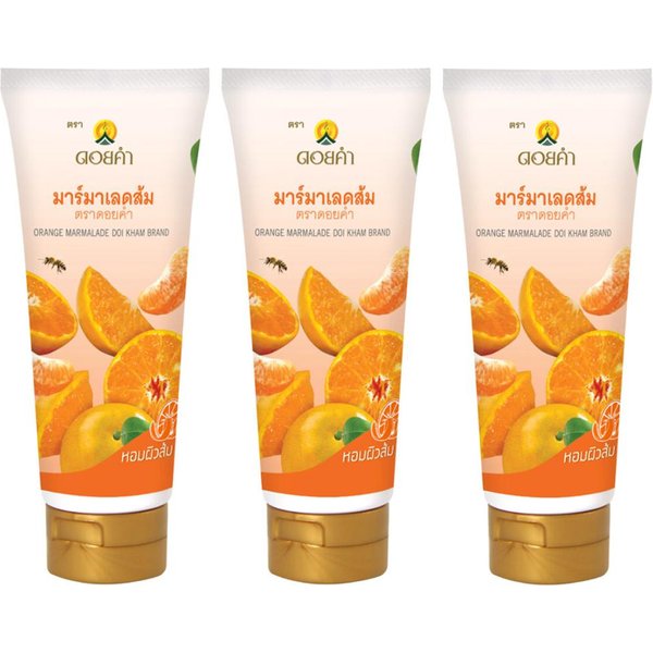 Doi Kham DżEm Marmoladowy PomarańCzowy 130 G. X 1/3 Szt. 130 G. X 3 Pcs-image