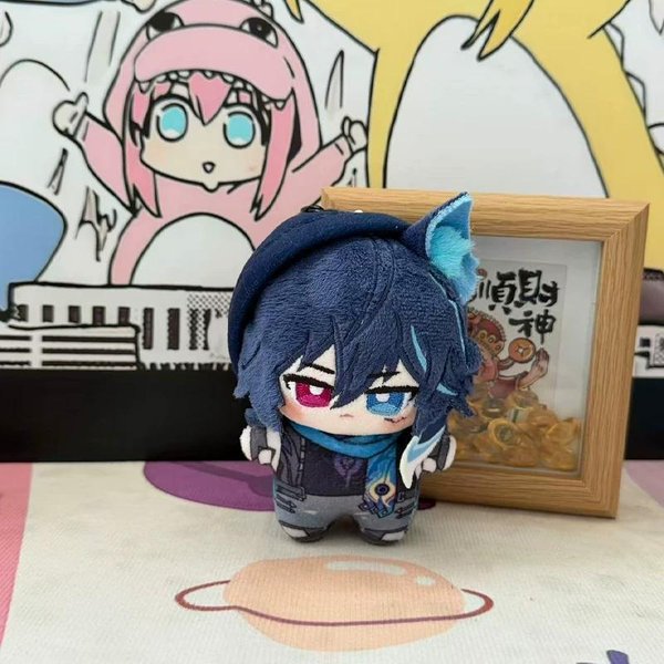 MuñEco De Peluche Anime Genshin Impact Wanderer Mavuika Arataki Itto Kamizato Ayato Furina Shenhe Juguete Llavero Colgante PequeñO Regalo 10Cm-12Cm-image