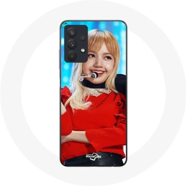 Funda - Blackpink - Samsung Galaxy A32 5G - Flexible - Negro - DiseñO Lisa Playing With Fire Negro-image