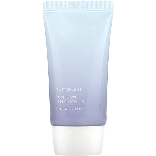 Numbuzin, #1 Pure Glass Clean Tono Iluminador, SPF 50+ Pa++++, 50Ml (1,69 Onzas LíQuidas) White-image