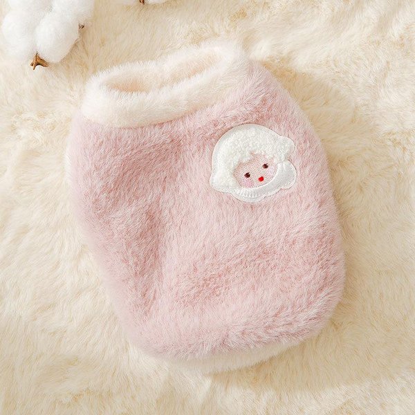OtoñO E Invierno CáLido Parche De ImitacióN De VisóN Dos Patas Perro Cachorro Polar Gato Perro Mediano Y PequeñO Primavera Mascota Ropa Para Gato M-image