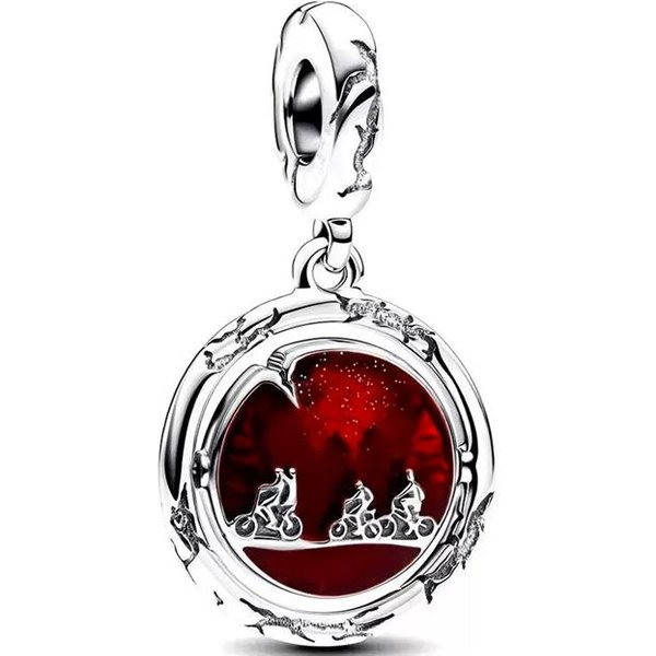 Mickey Minnie Amigos Colgante Charms Cuentas Pulsera Collar Plata Europea JoyeríA DIY Regalo Para NiñOs Gray-image