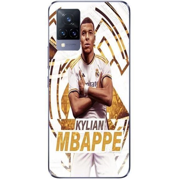 Funda - Maniacase - Vivo V21 5G - Kylian Mbappe - Negro - Flexible Negro-image