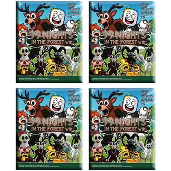 Nocne Podarunki W Lesie PudełKo-Niespodzianka Figurki Figurka Sowa Koza Wilk Jeleń 99 Nocy W Lesie Figurka Plastikowa Zabawka Prezent-image