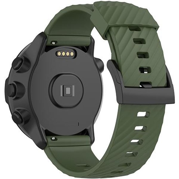 24Mm MięKki Silikonowy Pasek Do Zegarka Dla Suunto 9/7/D5/Spartan Sport/Wrist HR Sport OddychająCy Pasek Bransoleta Pasek Do Zegarka Dla Suunto Baro For Sport Wrist HR-image