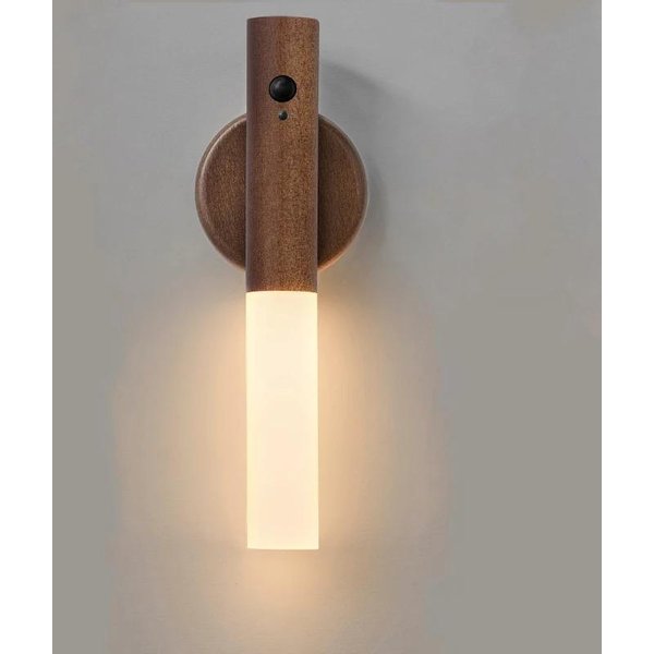 Inteligentna Lampka Nocna Z Czujnikiem Ruchu Led, łAdowalna, Magnetyczna, śCienna, PrzenośNa Do Przedpokoju, Sypialni, SchodóW, łAzienki, Szafek, Dekoracja 1PC Beige-image