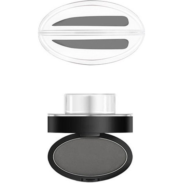 Koloryzacja Szybki Makijaż Stempel Do Brwi PiecząTka Do Brwi Stemple Do Brwi Paleta Puder Do Brwi Straight Eyebrow Szary-image