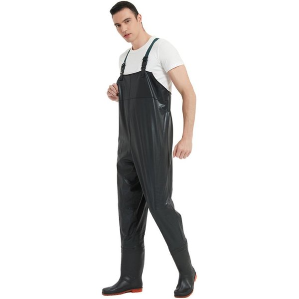 Vadeadores De Pesca Antideslizantes De Pvc, Impermeables, Para Caza, Con Bota Para Hombres Y Mujeres 41-image