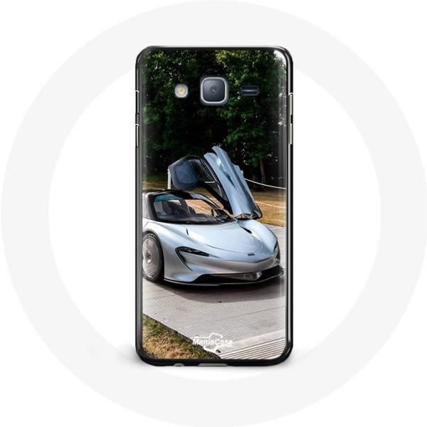 Funda - Mclaren - Samsung Galaxy J3 2016 - Flexible - Gris - FóRmula 1 Coche Gris-image
