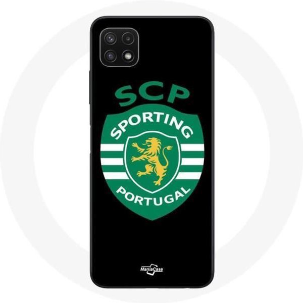 Funda - Maniacase - Samsung Galaxy A22 5G - Negro - Flexible - Sporting Portugal Negro-image