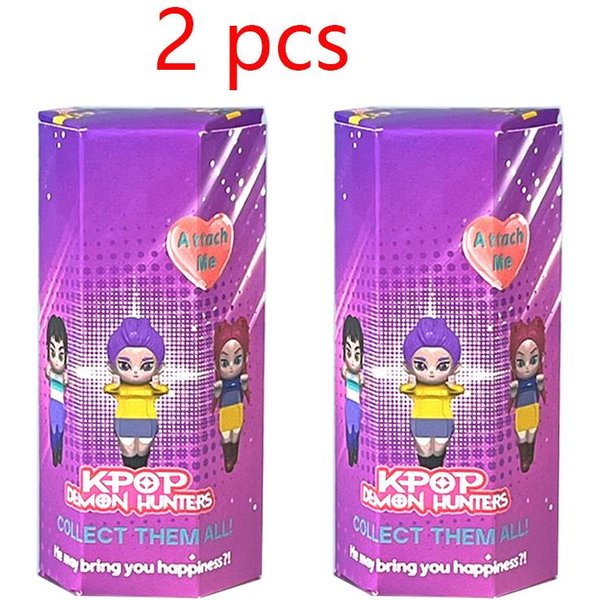 KoreańSki K Pop ŁOwcy DemonóW PudełKo Niespodzianka Huntrix Figurka Anime Kawaii Ozdoba Na Telefon Tajemnicza Torebka Niespodzianka Kolekcjonerski Prezent Dla FanóW-image