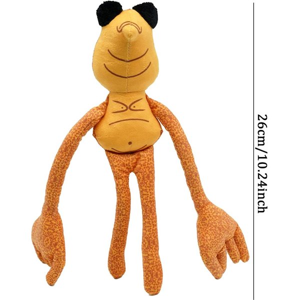 Treasuringu Nuevo Peluche De Gusano Marcus Kawaii Monstruo Naranja MuñEcos De Peluche Juguete De Peluche Divertido Regalos De Halloween CumpleañOs-image