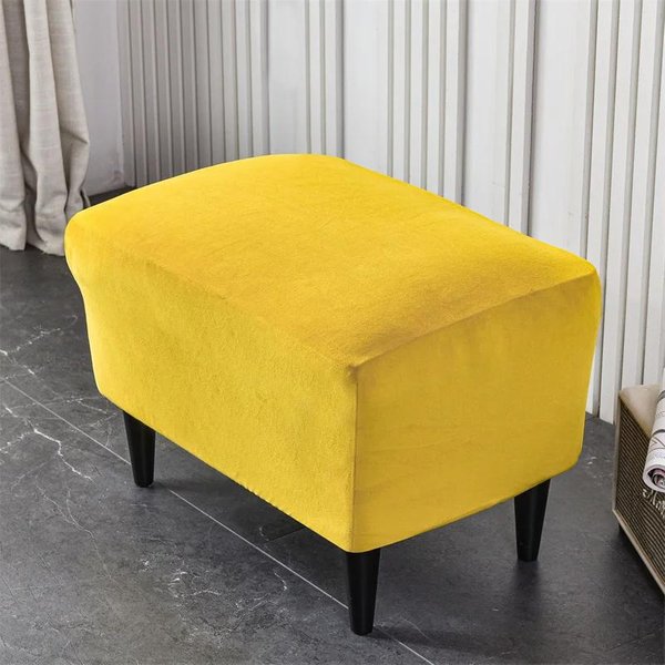 Funda De SillóN Orejero De Terciopelo Suave EláStica Relajante Fundas EláSticas De Spandex Para Sofá Orejero Con Funda Para CojíN De Asiento-image
