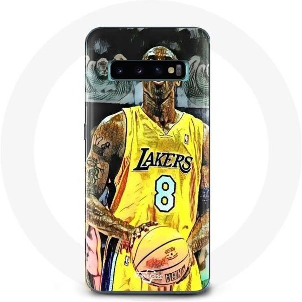 Funda Para Samsung Galaxy S10 Kobe Bryant Dunk Lakers 8 NBA Negra-image