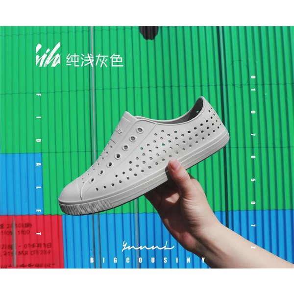 Verano Familia Zapatos De Hombre Mujer Huecos Transpirables Zapatos Con Agujeros Baotou Zapatos Para Vadear Playa Unisex Zapatos Casuales Ligeros 36 45 44 Blue-image