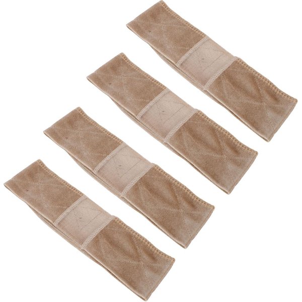 4 Piezas Banda De Agarre Para Peluca EláStica Flexible Antideslizante Terciopelo Encaje Banda De Agarre Para Peluca Para Mujer MarróN Claro Beige-image