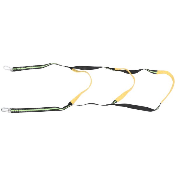 Escalera De Cuerda Para Barco De 3 PeldañOs Plegable Suave Escalera De NatacióN Para Bote Inflable Kayak Canoa Verde Fluorescente Beige-image