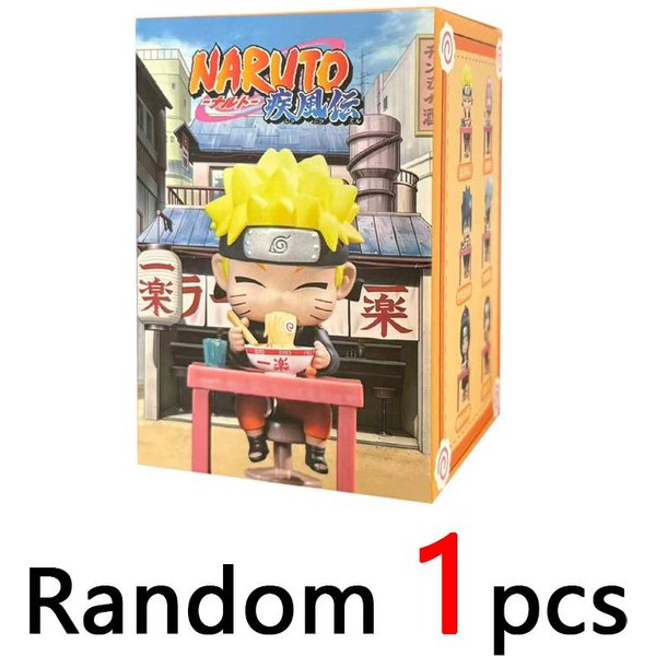 En Stock Naruto Shippuden Serie TemáTica Ramen Caja Sorpresa - Figuras Anime PVC Mini Chibi - Misterio Sasuke Uchiha Y Naruto Juguete Hermosos Regalos-image
