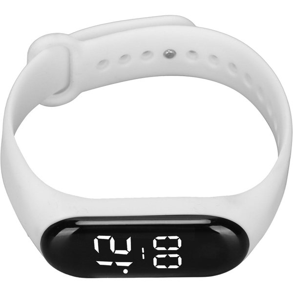 Reloj ElectróNico Con Pantalla TáCtil LED Pulsera De Goma Reloj De Pulsera Deportivo Digital Para NiñOs NiñAs Hombres-image