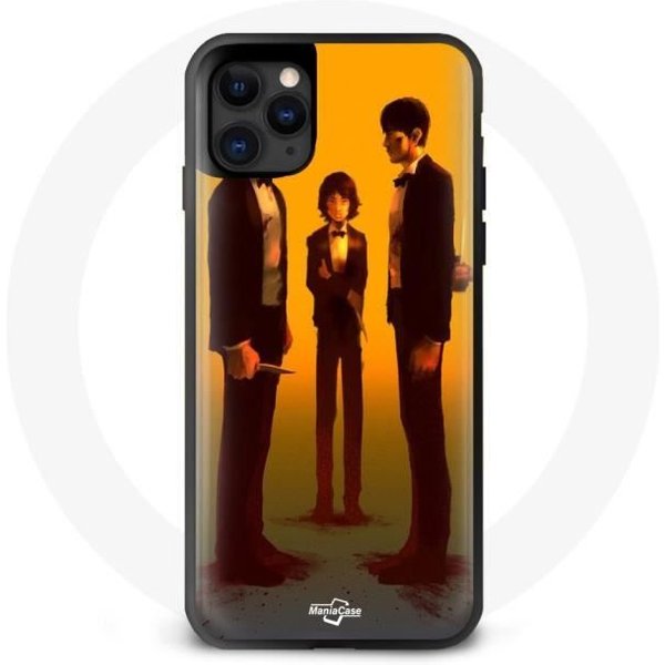 Funda - Maniacase - Iphone 12 Pro Max - Flexible - Negro - DiseñO Squid Game-image