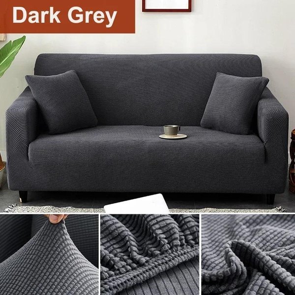 Funda De Sofá Jacquard EláStica Para Sala De Estar, Fundas EláSticas, Fundas Para Sofá De Esquina, Forma L, 1, 2, 3,4 1 Seater 90-140Cm-image