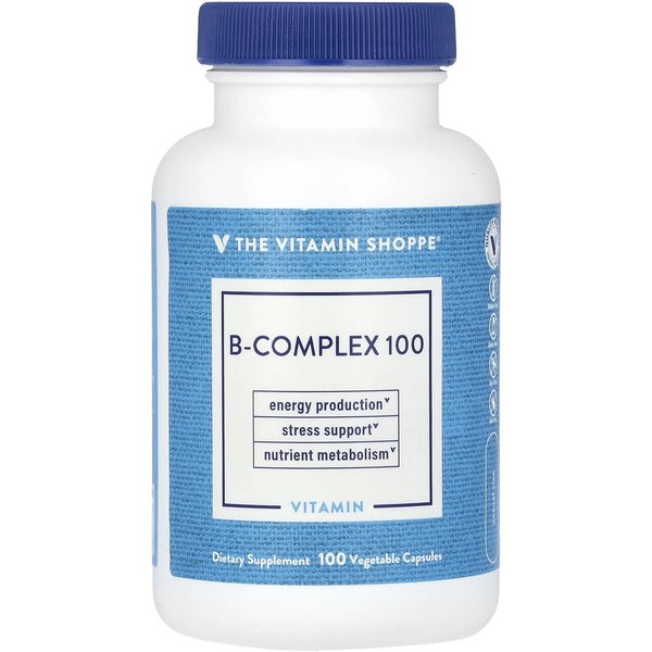 the Vitamin Shoppe, Complejo B 100, 100 CáPsulas Vegetales-image