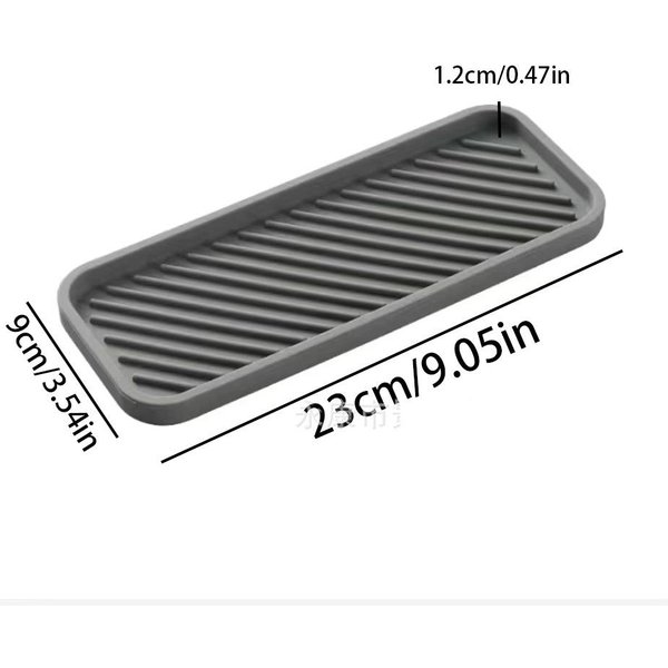1 Unidad Soporte De Esponja De Silicona Soporte Para Esponja De Cocina, Bandeja Organizadora De Silicona Para BañO, Dispensador De JabóN, Jabonera De Silicona Simple-image