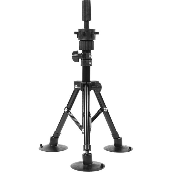 Soporte Para Cabeza De Peluca, TríPode Para Maniquí, Soporte Para Molde De Cabeza Falsa Para PeluqueríA, Color Negro-image