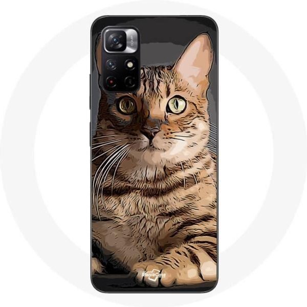 Funda - Maniacase - Redmi Note 11 5G - Flexible - DiseñO Gatos - Blanco-image