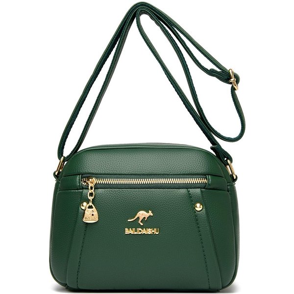 Bolso Cruzado PequeñO De Piel Suave Para Mujer, RiñOnera, Bolso De Hombro Retro De Moda Para Mujer, Bolso Para Madre De Mediana Edad-image