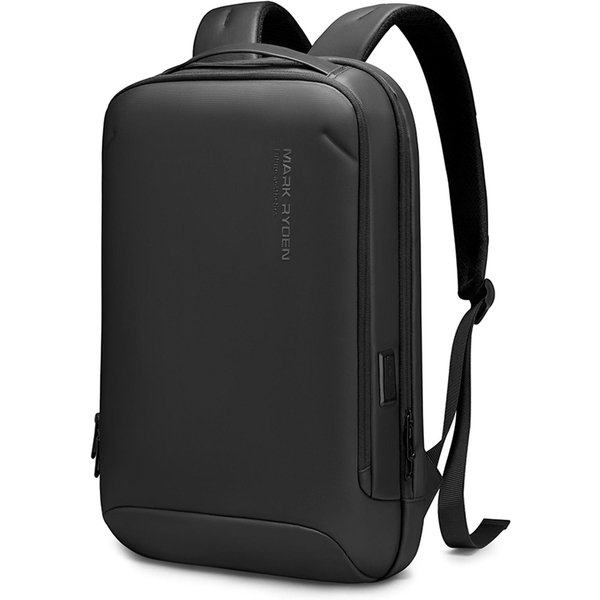 2021 Mark Ryden Nueva Mochila Para Hombres Moda Liviana Bolsa Para Computadora PortáTil De 15.6 Pulgadas Mochila De Negocios Negro-image